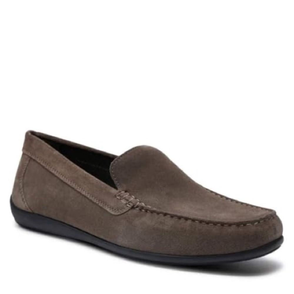New Geox Men's Brown Suede Loafers